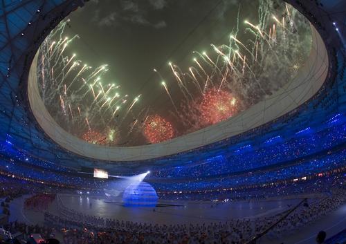 【서울=뉴시스】 2008 베이징 하계 올림픽 개막식 행사. 2018.01.22. (사진 = AP 제공) photo@newsis.com 