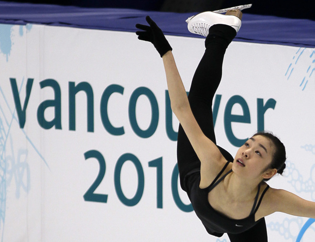 2010 밴쿠버 동계 올림픽 출전 당시 김연아 ⓒAP 