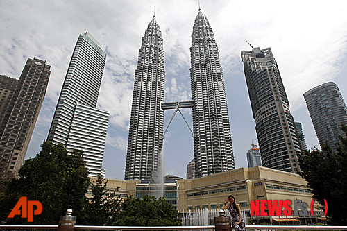 【쿠알라룸푸르=AP/뉴시스】말레이시아 쿠알라룸푸르의 ‘페트로나스 트윈 타워’.