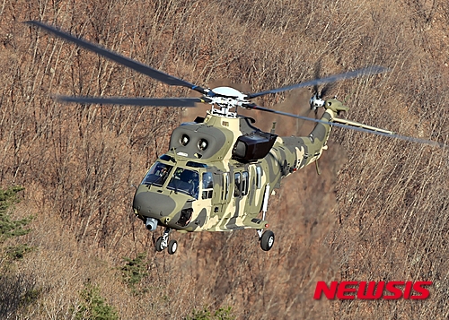 【사천=뉴시스】정경규 기자 = KAI가 생산하고 있는 다목적 헬기 수리온이 국내 산림 헬기시장에 첫 진출한다. 2015.12.07 (사진=KAI 제공) photo@newsis.com