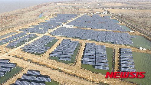 OCI, 중국 훙쩌현 게 양식장에 10MW 태양광발전소 준공 