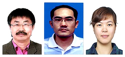 【대전=뉴시스】사진 왼쪽부터 IBS 나노구조물리 연구단 이영희 연구단장, Zhao Jiong 박사, Ly Thuc Hue 박사. 