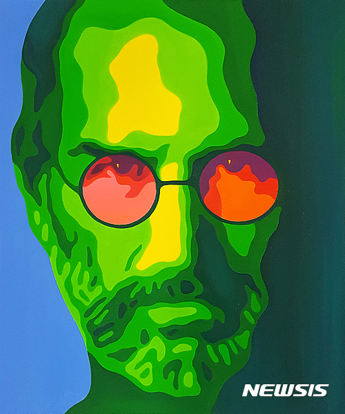 【서울=뉴시스】Steve Jobs_72.7x60.6cm_oil on canvas_2016