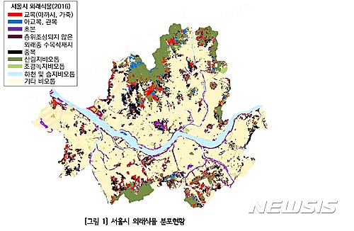 '생태계 파괴' 외래식물 서울 점령 가속도