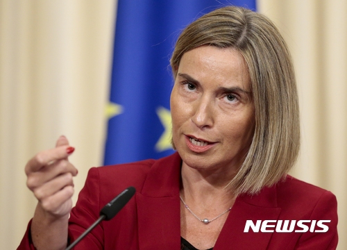 모게리니 EU 외교안보 대표, 현 이란 핵협정 유지돼야
