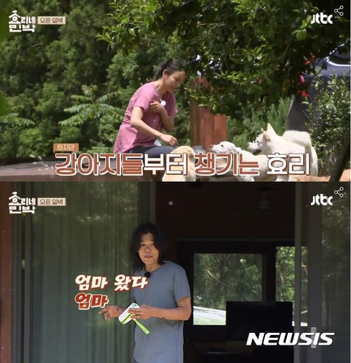 【서울=뉴시스】 JTBC '효리네 민박' 1화 화면 캡처