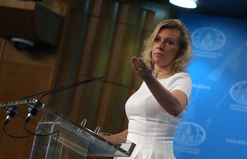마리아 자카로바 러시아 외무부 대변인 