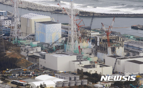 【오쿠마(후쿠시마)=교도·AP/뉴시스】 후쿠시마(福島) 제1원자력발전소의 모습. 2017.09.26. 