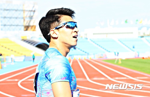 김국영, 일본 트와일라잇 게임 100m·400m 계주 우승
