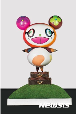【서울=뉴시스】일본 현대 미술을 대표하는 무라카미 다카시의 Panda. 경매 추정가는 한화 기준 29억~40억원(HK$ 20,000,000-27,000,000)이다. 
