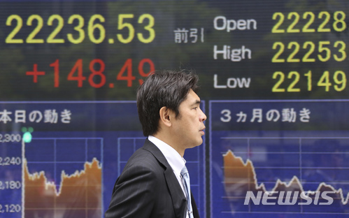 일본 증시, 美다우지수 상승 등에 닛케이 0.56%↑마감