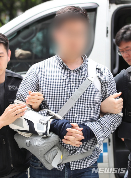 [종합]김성태 폭행범 "혼자 범행…한국당, 단식 그만하라"