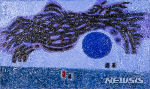 【서울=뉴시스】 김환기, 산월, 캔버스에 유채, 97x162cm, 1960