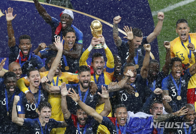 프랑스 축구 대표팀 2018 러시아 월드컵 승리