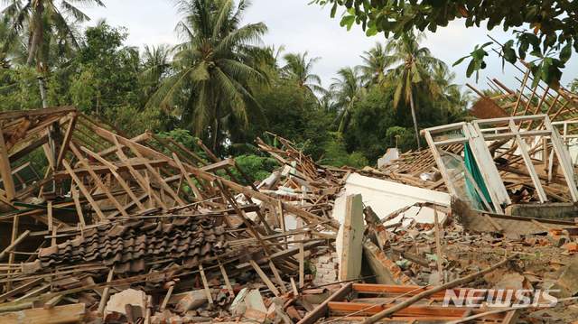 인도네시아 동부 사움라키서 규모 5.0 지진 발생