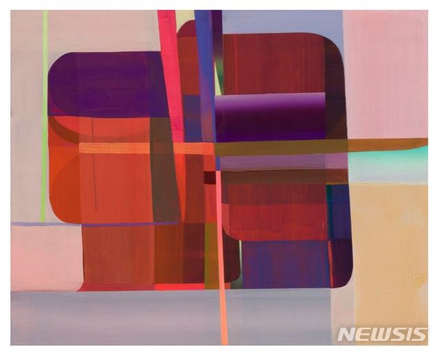 【서울=뉴시스】성낙희 Nakhee Sung Transpose 5 2018 Acrylic on canvas 80 x 100 cm Image courtesy of the artist & Gallery EM 