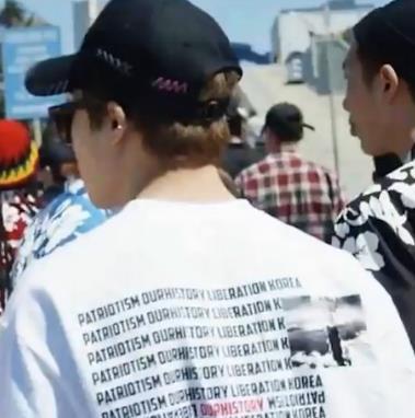 [뉴시스 초점]방탄소년단 티셔츠, K팝에게 주어진 세계문화사 숙제