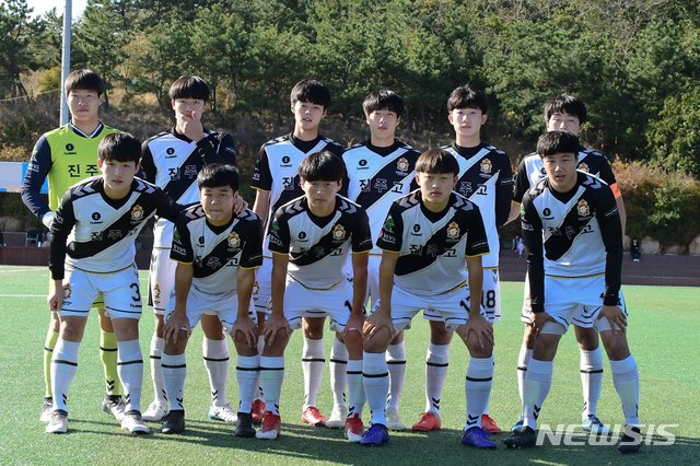 경남FC U18 진주고, K리그 주니어리그 후반기 B조 1위 