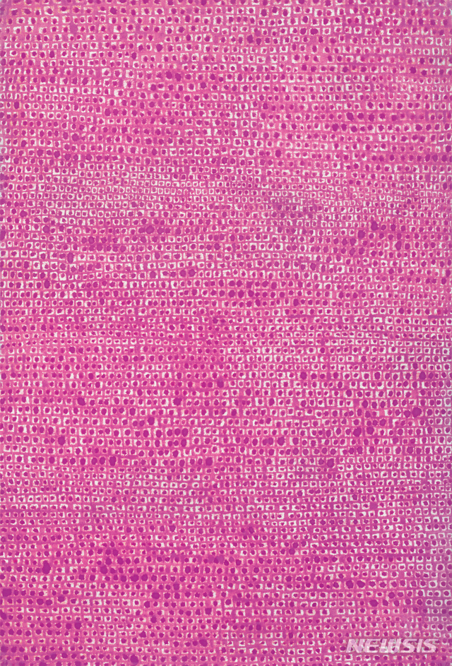 【서울=뉴시스】추정가 18억~30억 김환기, 14-VII-70 #180, oil on cotton, 126.5×85.5cm, 1970