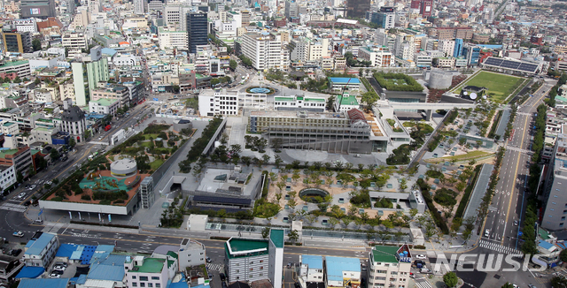 【광주=뉴시스】 국립아시아문화전당과 주변 광주도심 전경. (사진=뉴시스 DB) 