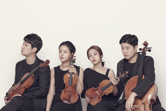 왼쪽부터 비올라 김세준, 바이올린 윤은솔, 바이올린 박수현, 첼로 조형준. 아벨 콰르텟 ⓒJino Park·목프로덕션 