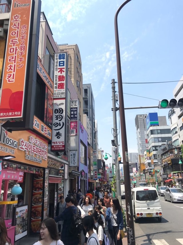 도쿄 신오쿠보 거리