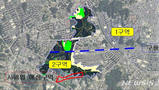 【청주=뉴시스】청주시 서원구 성화동 구룡근린공원 민간공원 조성사업 위치도. (사진=청주시 제공) photo@newsis.com