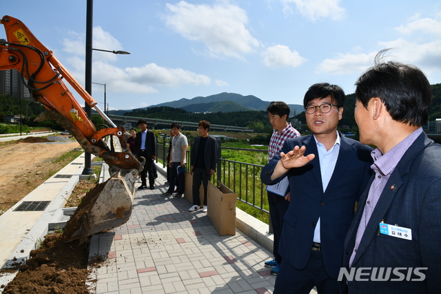 경남 거제시, 아이파크 2차~양정초 구간 통학로 개설