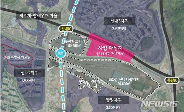 【서울=뉴시스】 북부간선도로 입체화 위치. 2019.09.22. (그림=서울시 제공)