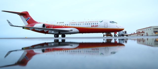 중국 국영 항공기 제조사 코맥(COMAC)의 ARJ21 기종. (사진=코맥 홈페이지)