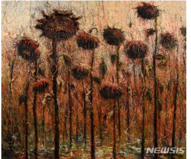 [서울=뉴시스]김남표 InstantLandscape Sunflower #1 Oil on canvas 182 × 210cm 2019 표지 이미지