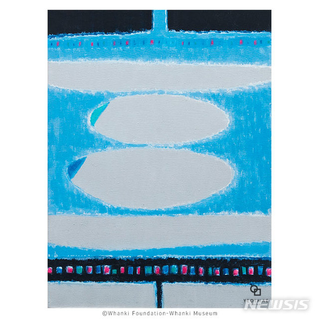 [서울=뉴시스]아트앤가이드 공동구매 김환기,Untitled 10-V-68 #19, 1968,캔버스에 유채, 60.6 x 45.5 cm (12호)
