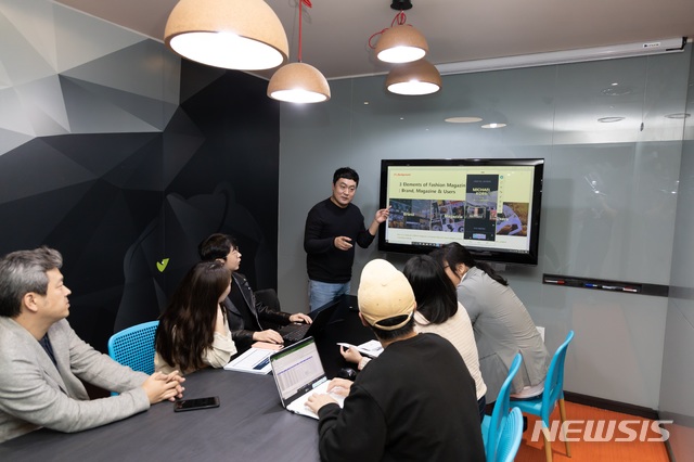 성남산업진흥원 창업센터.
