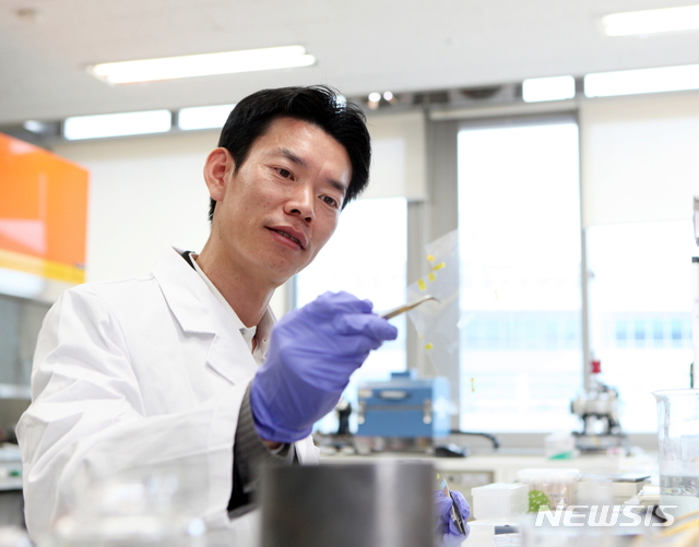 [포항=뉴시스] 강진구 기자 = 포스텍(총장 김무환)은 화학과 박수진(사진) 교수팀과 UNIST 유자형 교수팀이 공동연구를 통해 고용량, 고속충전 배터리용 '천연 고분자 바인더’를 개발했다고 6일 밝혔다.(사진=포스텍 제공) 2020.01.06. photo@newsis.com