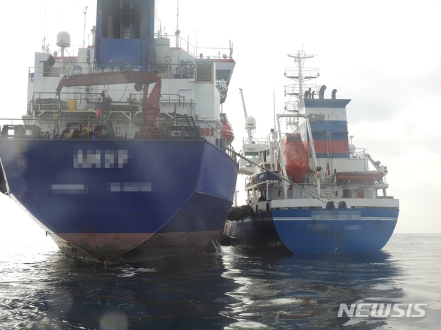 군산해경, 선박연료유 황함유량 점검···0.5%이하만 허용