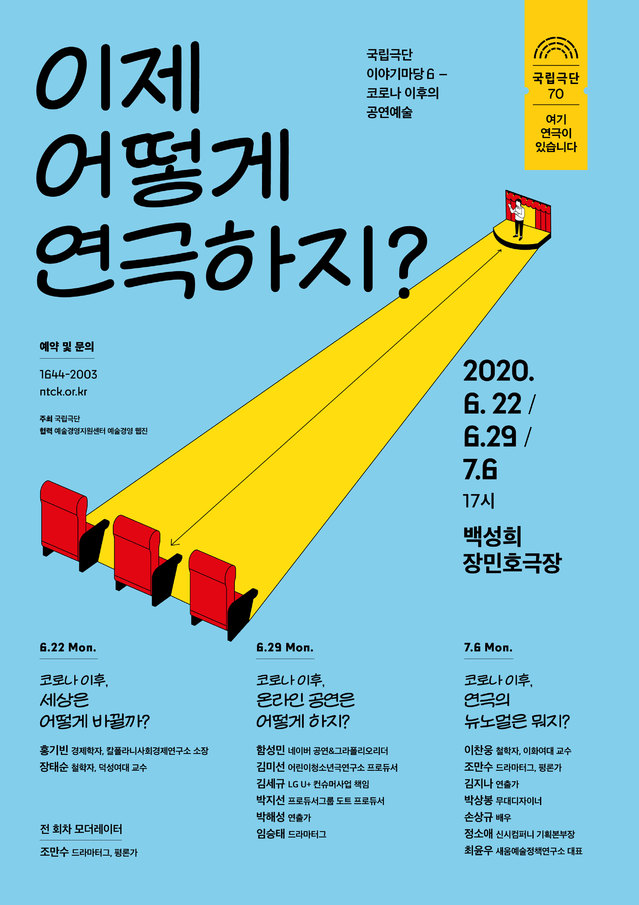 [서울=뉴시스] '이제 어떻게 연극하지'. 2020.06.11. (사진 = 국립극단 제공) photo@newsis.com 