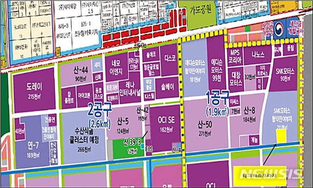 새만금산업단지 1공구 '테크비즈프라자' 구축 계획