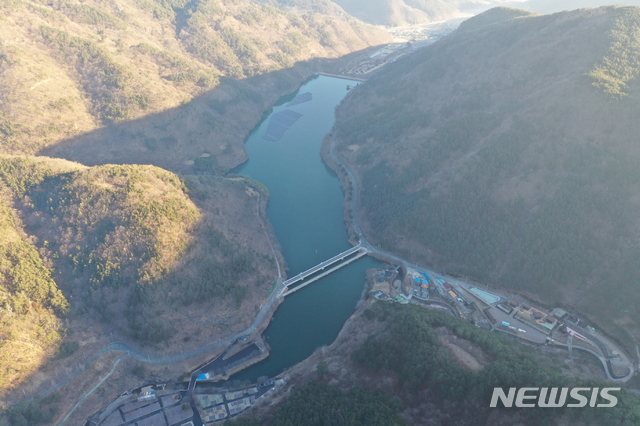 [세종=뉴시스] 경남 의령군 벽계저수지 모습. (사진= 뉴시스 DB). photo@newsis.com