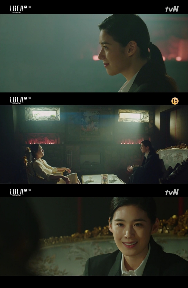 [서울=뉴시스] tvN 월화극 '루카 : 더 비기닝'에 특별출연한 정은채 (사진 = tvN) 2021.3.9. photo@newsis.com