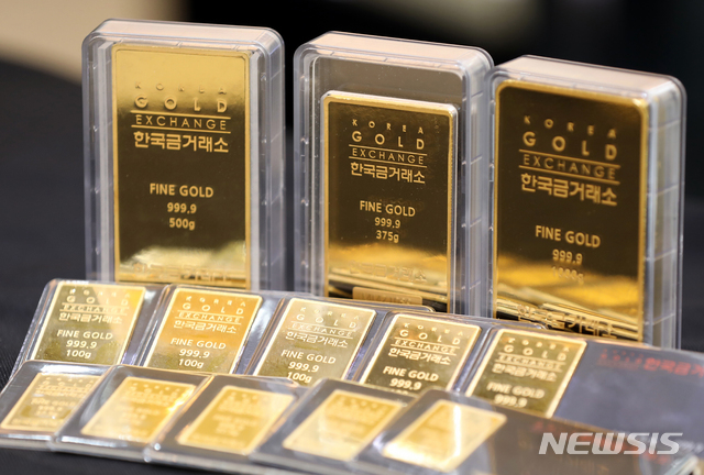 금리인상·증시 불안에 금값 들썩…"안전자산 선호"