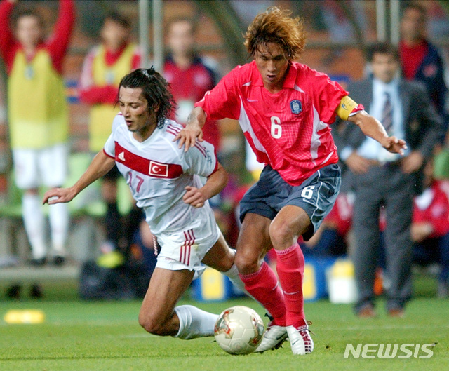 2002 한일 월드컵에서 한국 대표팀이 터키와의 3 4위전을 치렀다.(사진=AP/뉴시스) photo@newsis.com