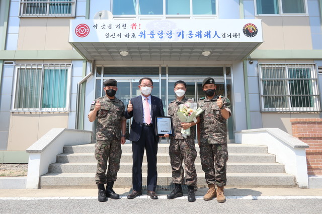 물에 빠진 남매 구한 마갑열 육군 상사, '포스코히어로즈' 선정