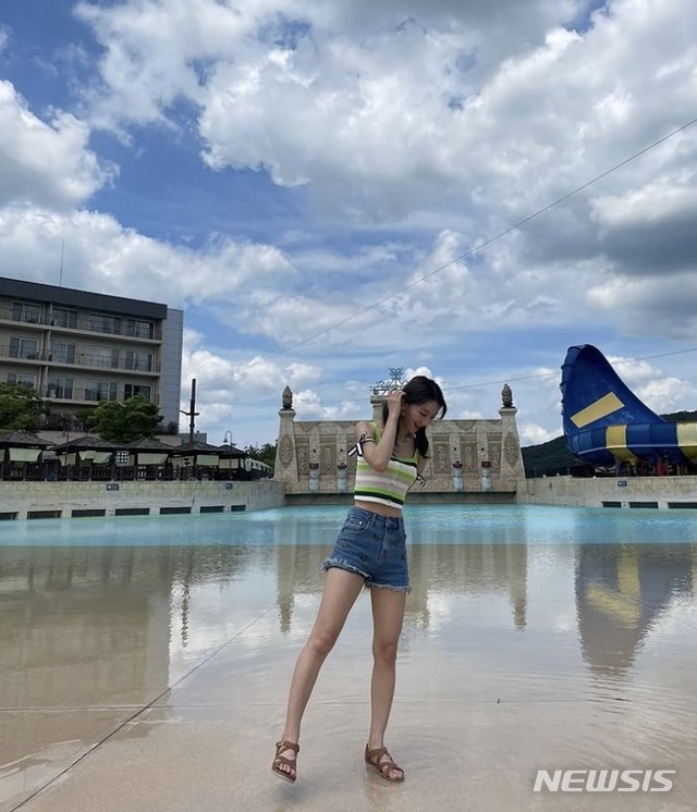 [서울=뉴시스] '오마이걸' 비니. (사진=비니 인스타그램) 2021.07.29. photo@newsis.com