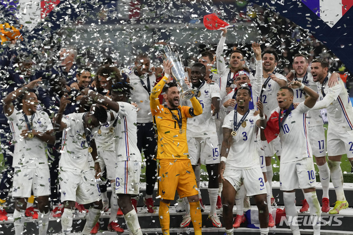 '음바페 역전 결승골' 프랑스, 스페인 꺾고 UEFA 네이션스리그 우승