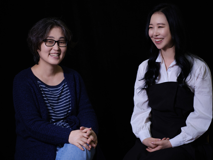 [서울=뉴시스] 박선희 연출, 김한솔 작가. 2021.10.20. (사진 = 세종문화회관 제공) photo@newsis.com