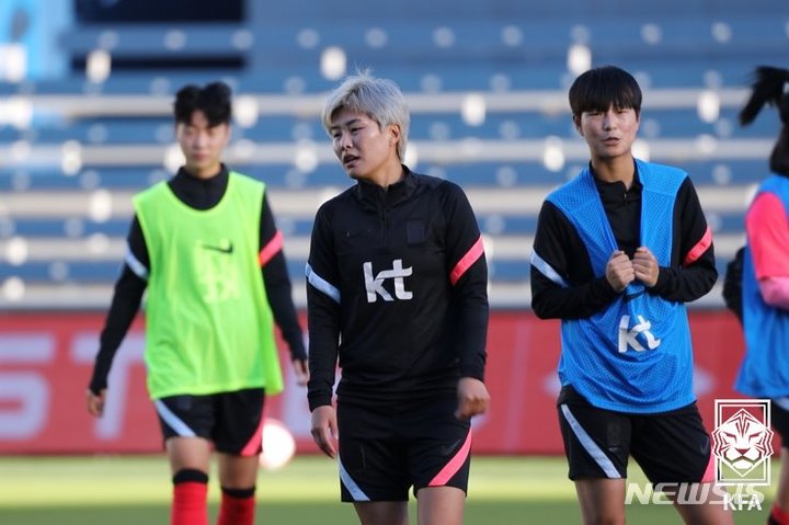 [서울=뉴시스] 여자축구 지소연. (사진=대한축구협회 제공)