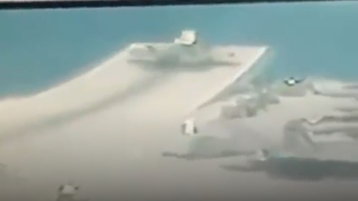영국 항모서 곤두박질  F-35 전투기 영상 유출(영상)