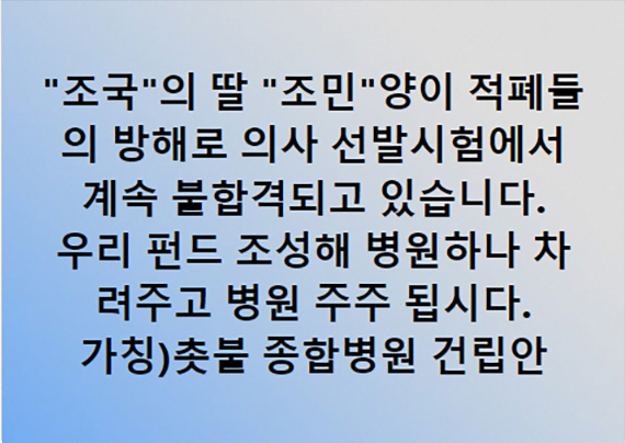 [서울=뉴시스]사진 조국을사랑하는사람들 *재판매 및 DB 금지