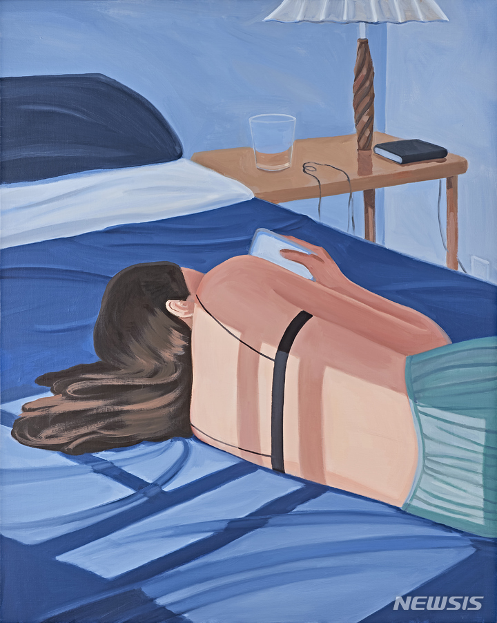 [서울=뉴시스]이슬아, Seula Yi, City girl, Oil on canvas, 91 x 72.7cm, 2022