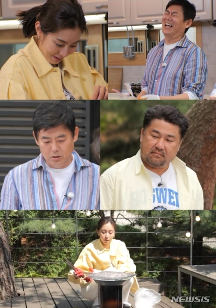 [서울=뉴시스] 유이, 성동일, 고창석. 2022.05.22. (사진 = ENA·tvN STORY 이번주도 잘부탁해' 제공) photo@newsis.com*재판매 및 DB 금지